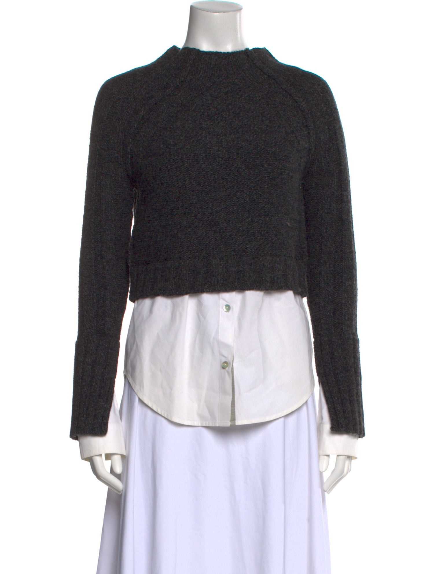 Brochu Walker Wool Mock Neck Sweater