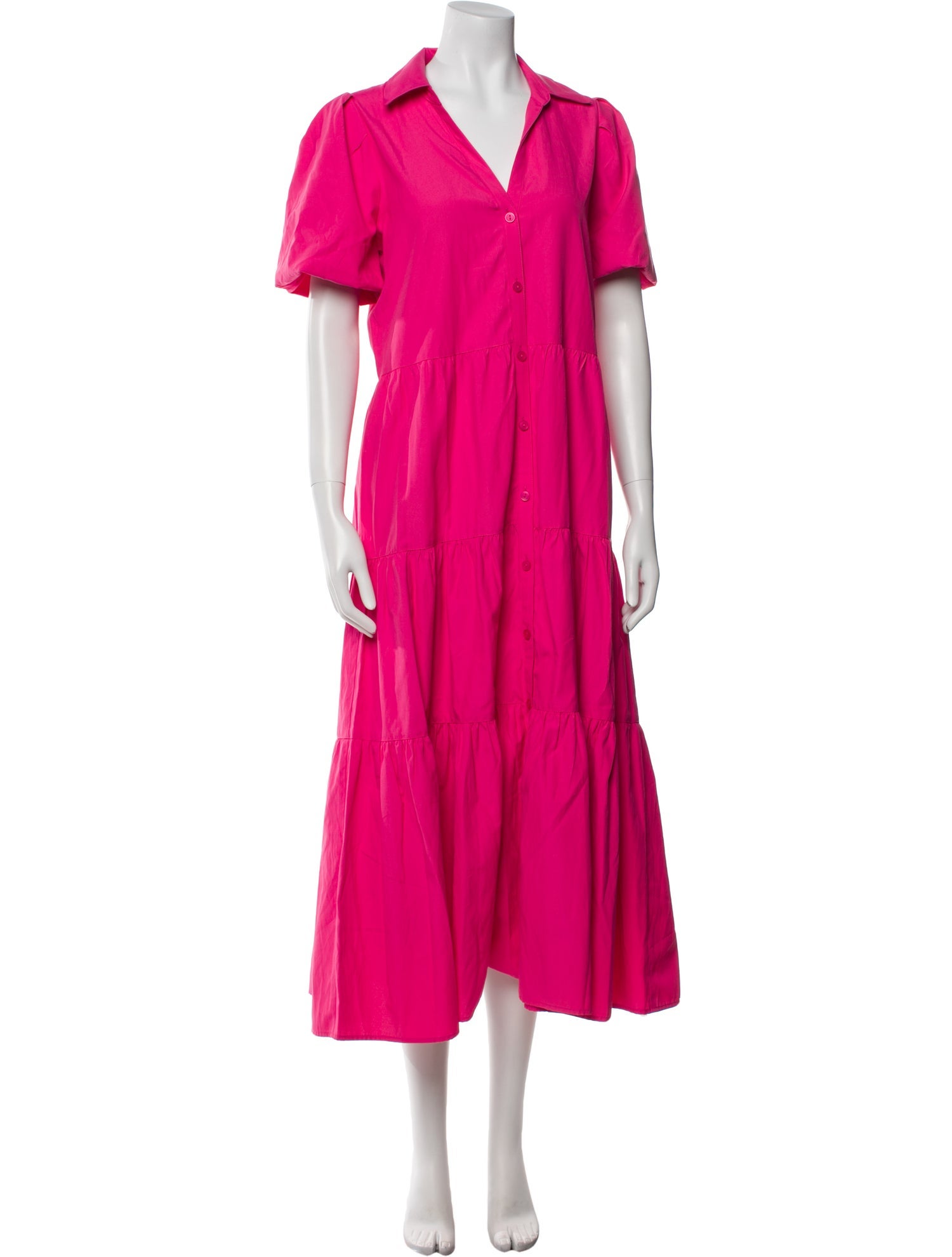 Brochu Walker V-Neck Long Dress