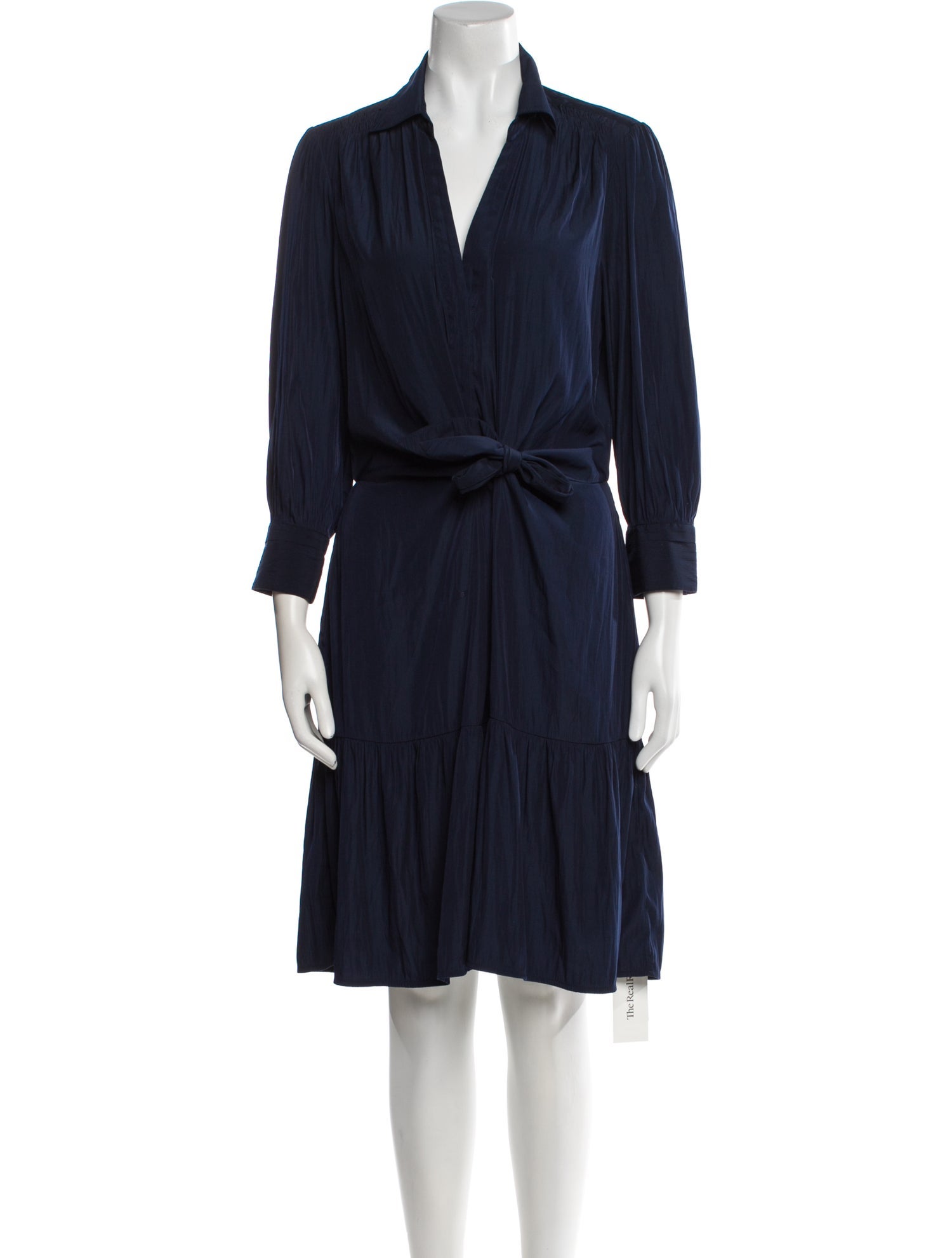 Brochu Walker V-Neck Knee-Length Dress