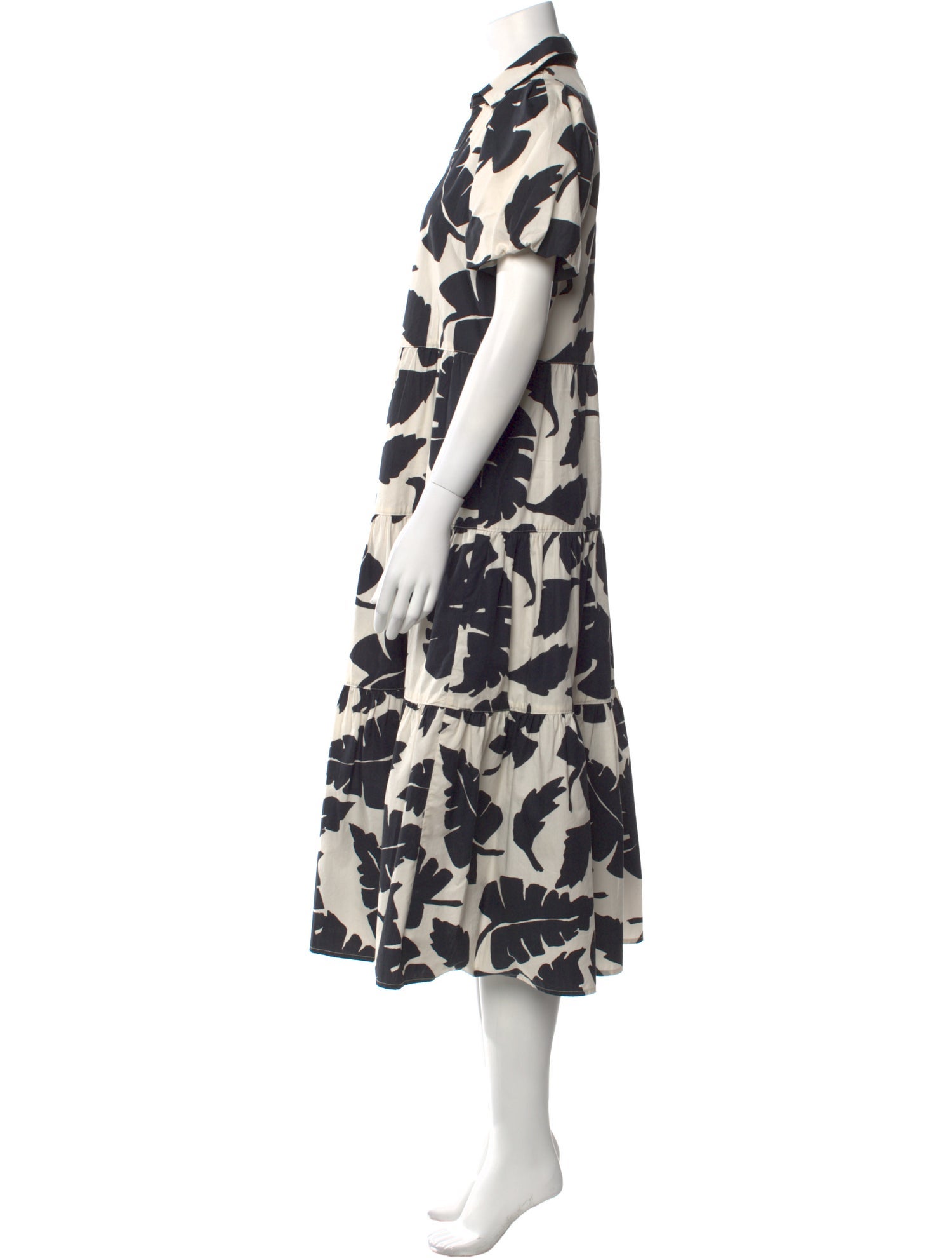 Brochu Walker Floral Print Midi Length Dress