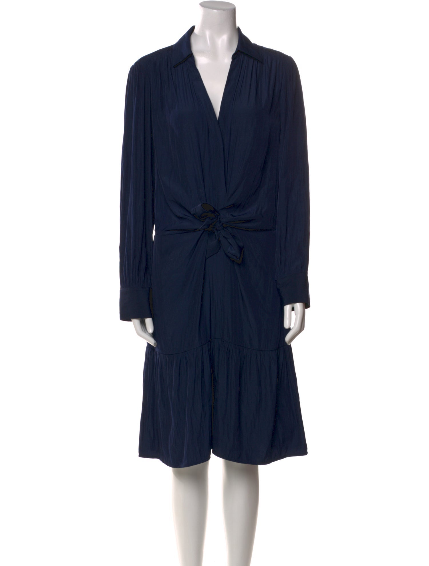 Brochu Walker V-Neck Knee-Length Dress