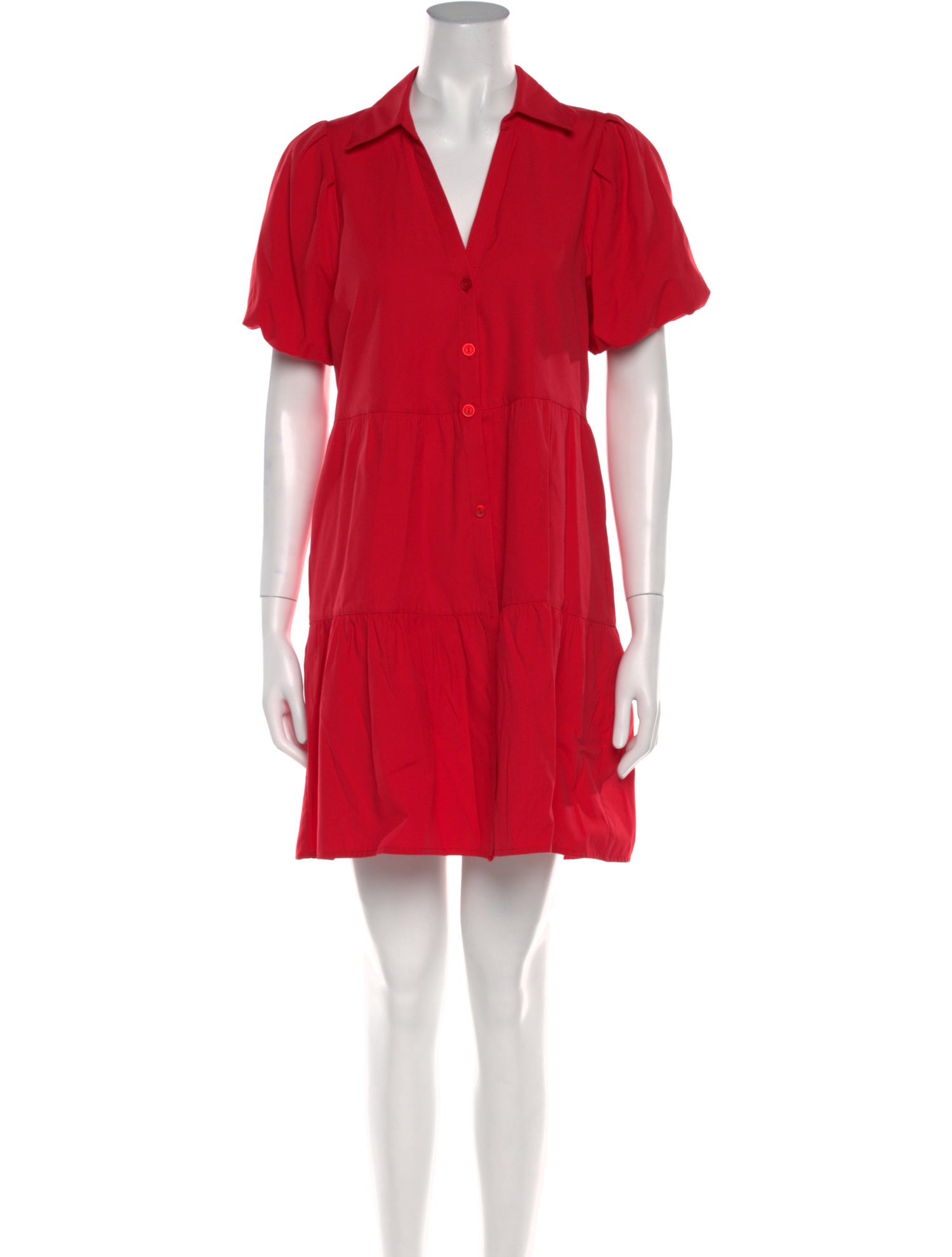 Brochu Walker V-Neck Mini Dress