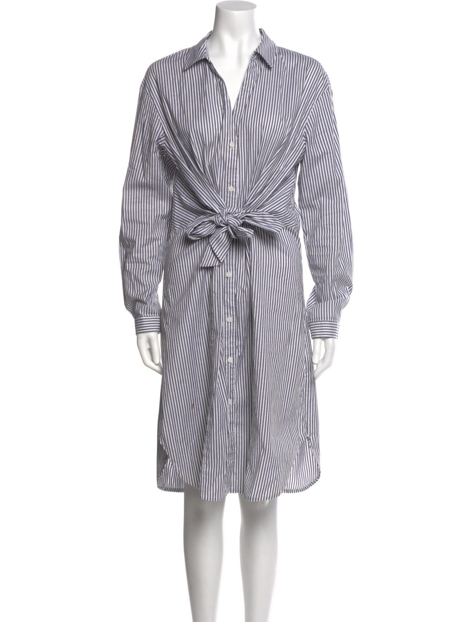 Brochu Walker Striped Midi Length Dress