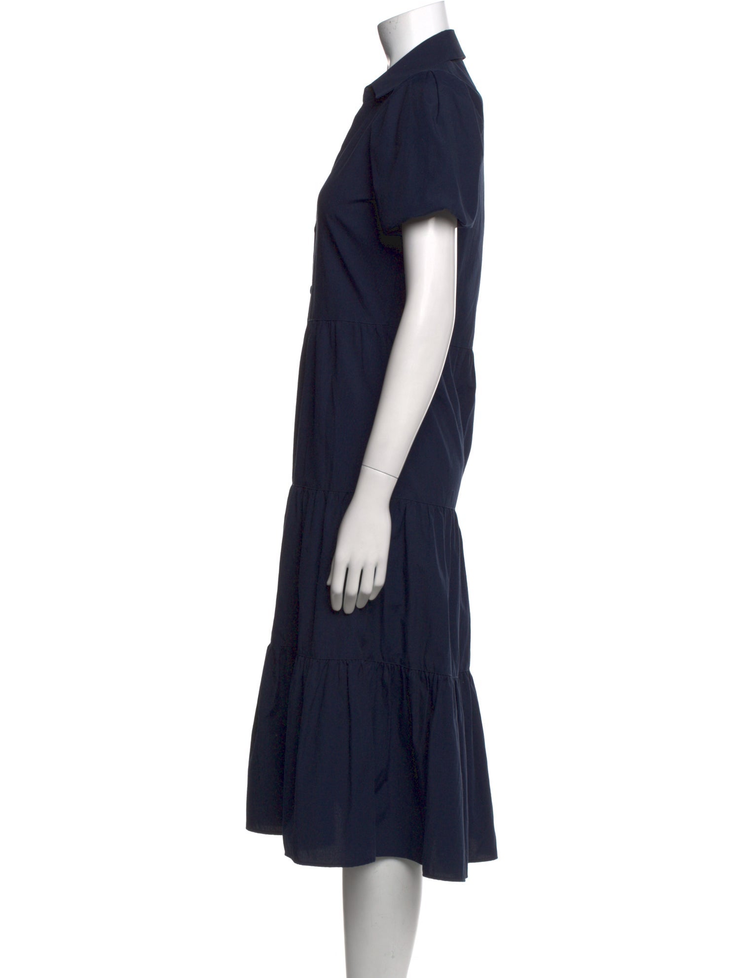 Brochu Walker V-Neck Midi Length Dress