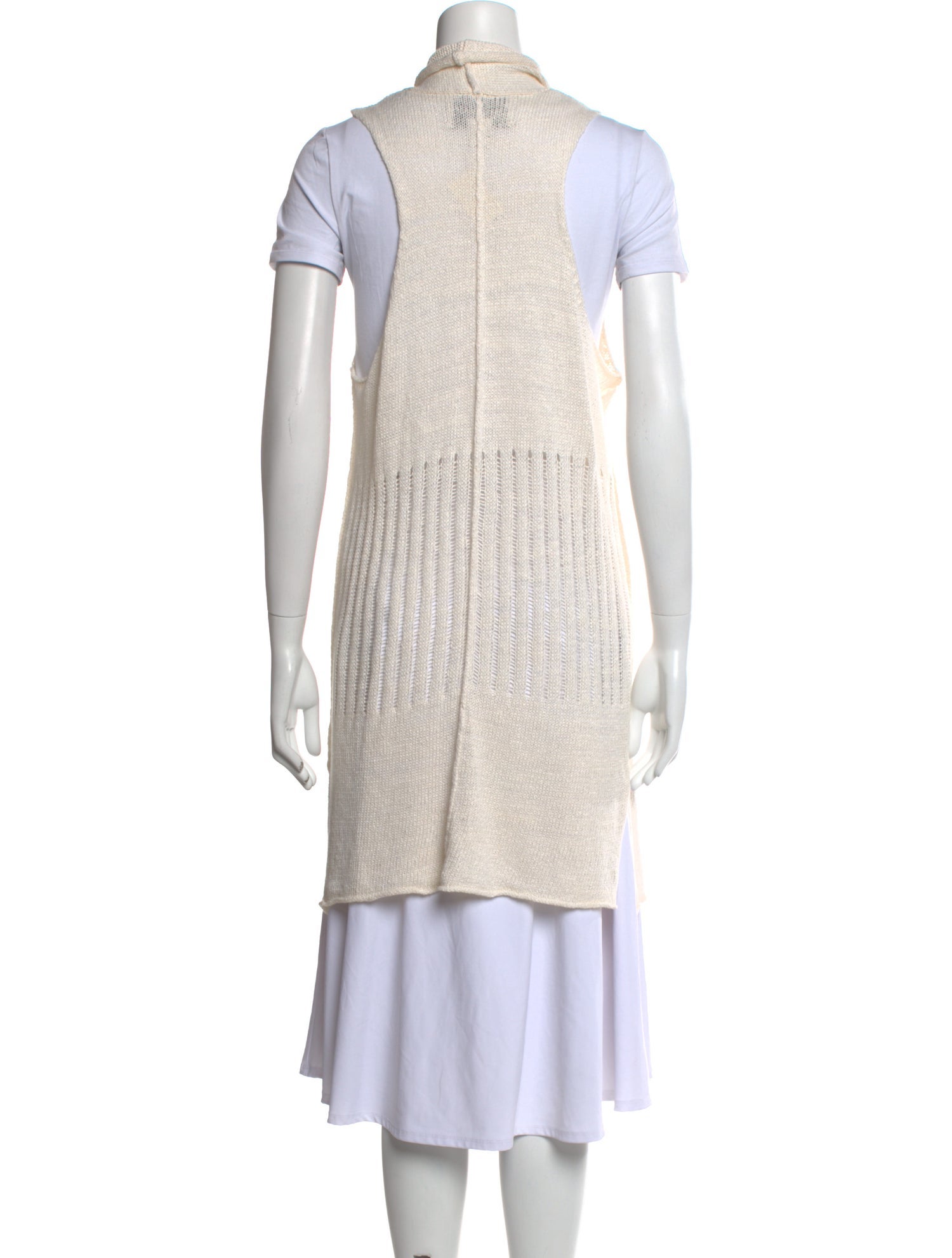 Brochu Walker Linen Open Front Sweater