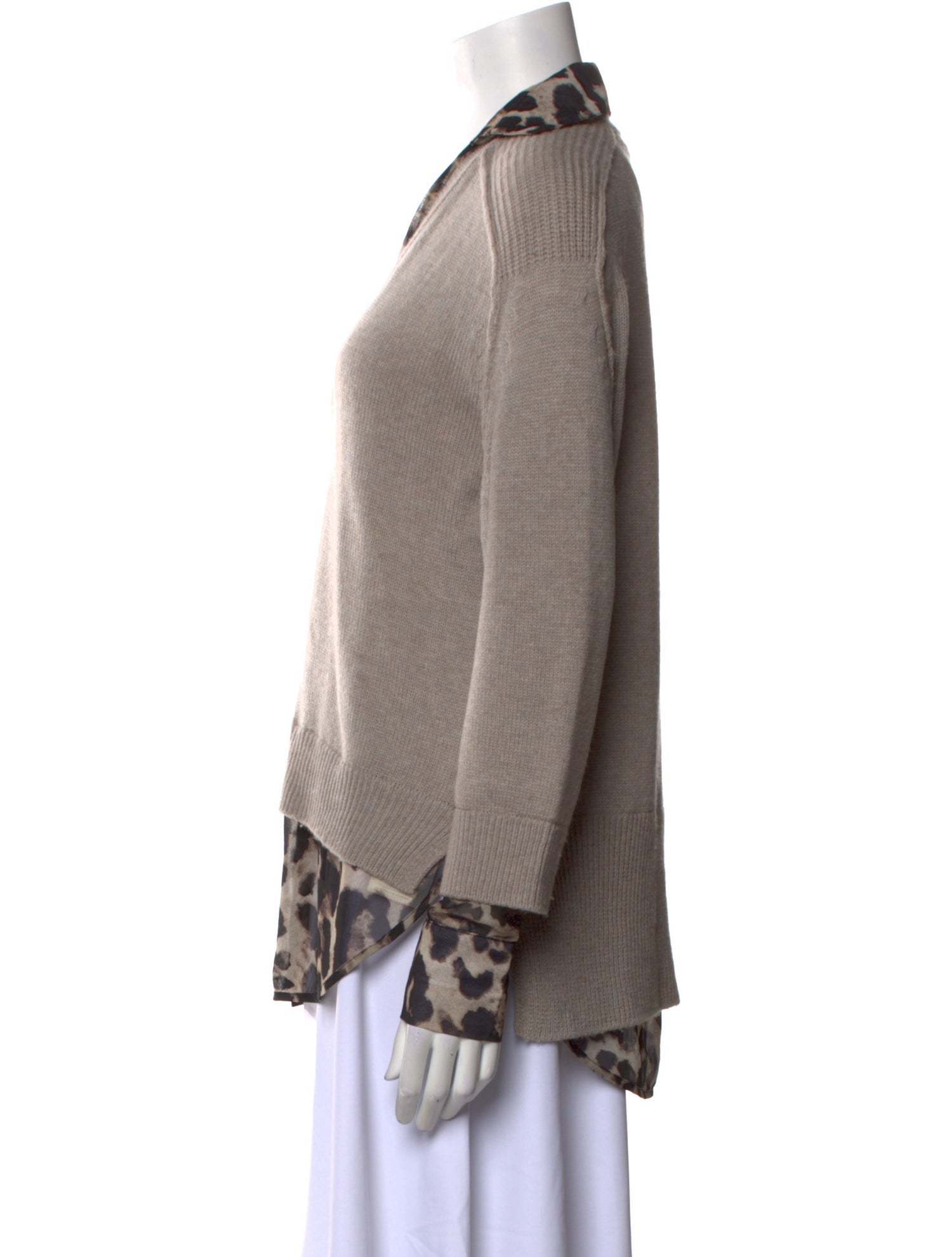 Brochu Walker Wool Tie-Dye Print Sweater