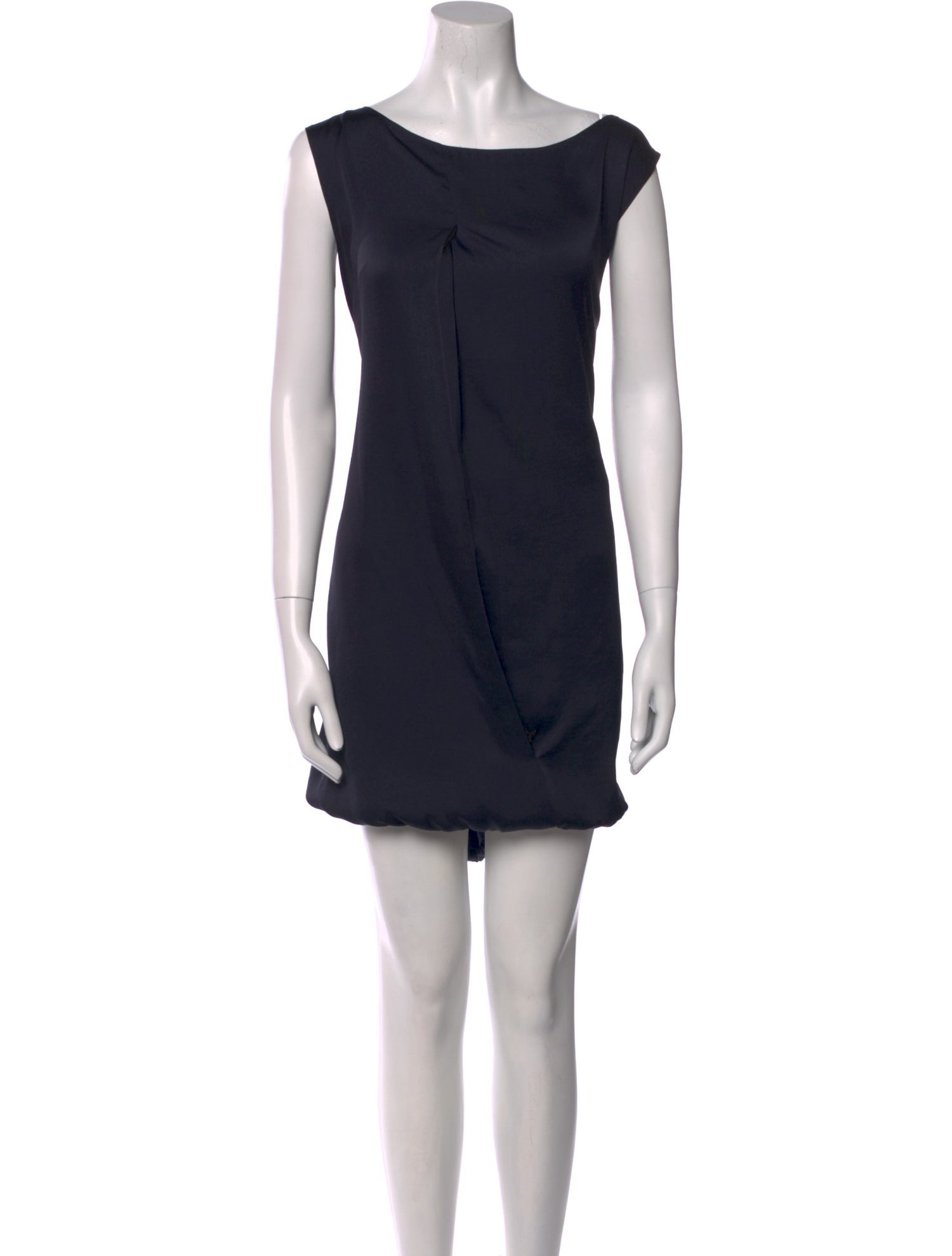 Brochu Walker Bateau Neckline Mini Dress