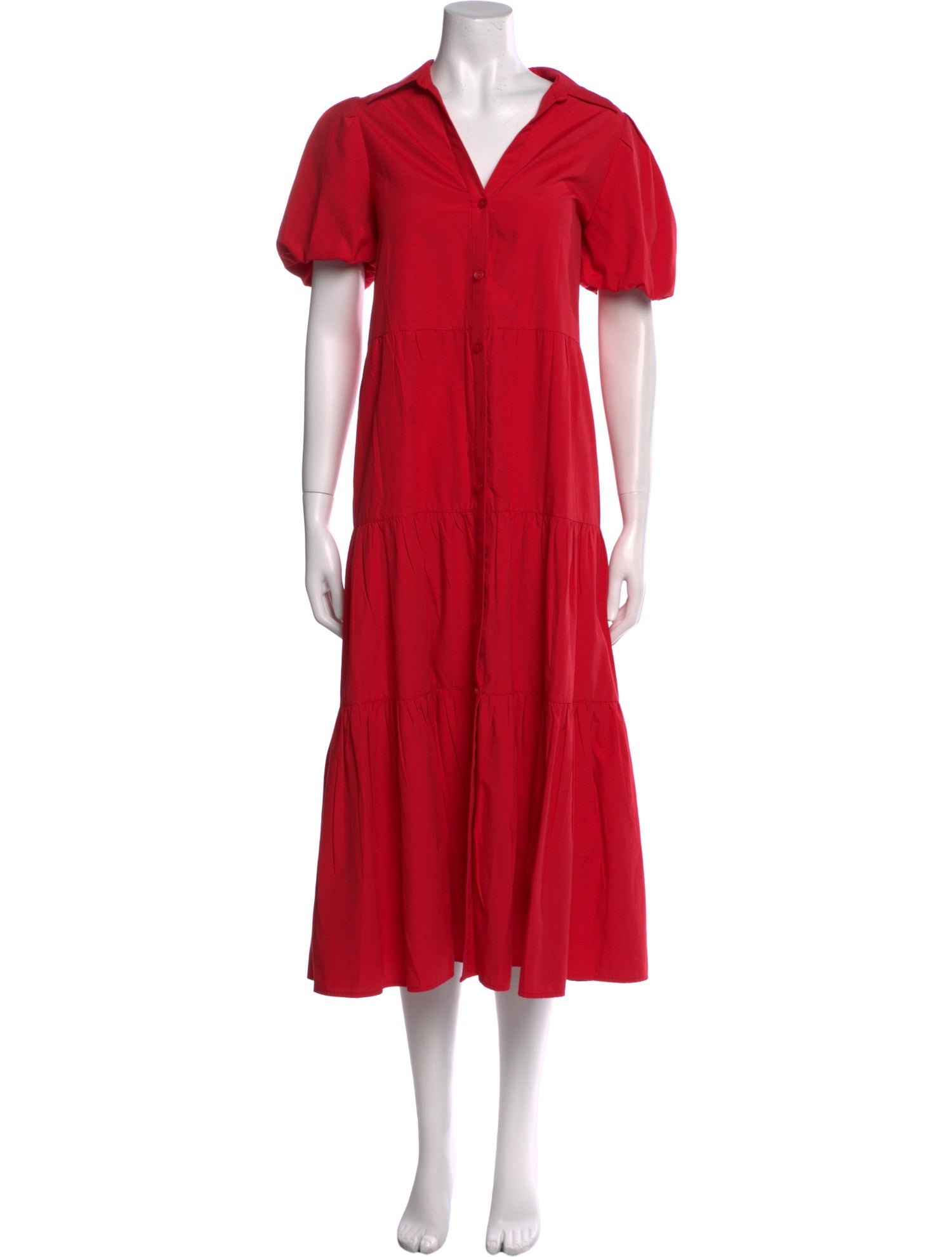 Brochu Walker V-Neck Long Dress