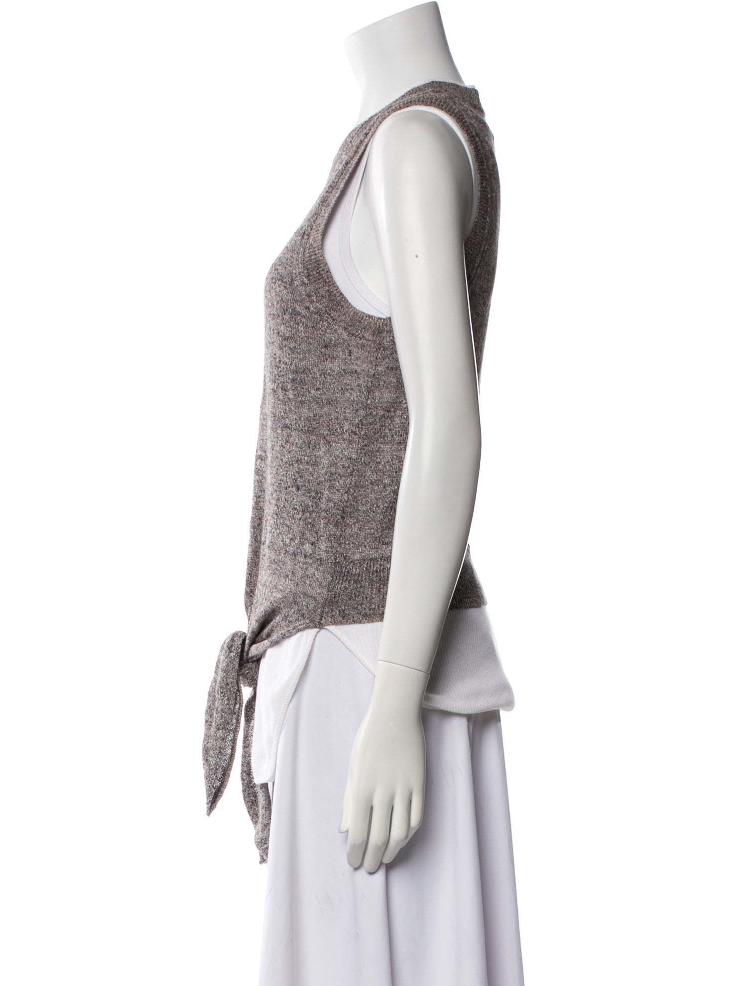 Brochu Walker Linen Scoop Neck Sweater