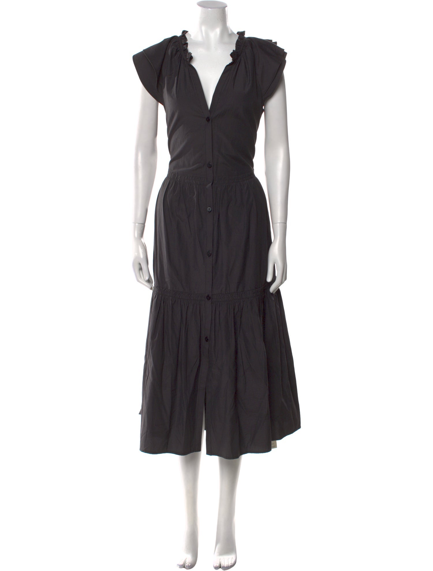 Brochu Walker V-Neck Long Dress