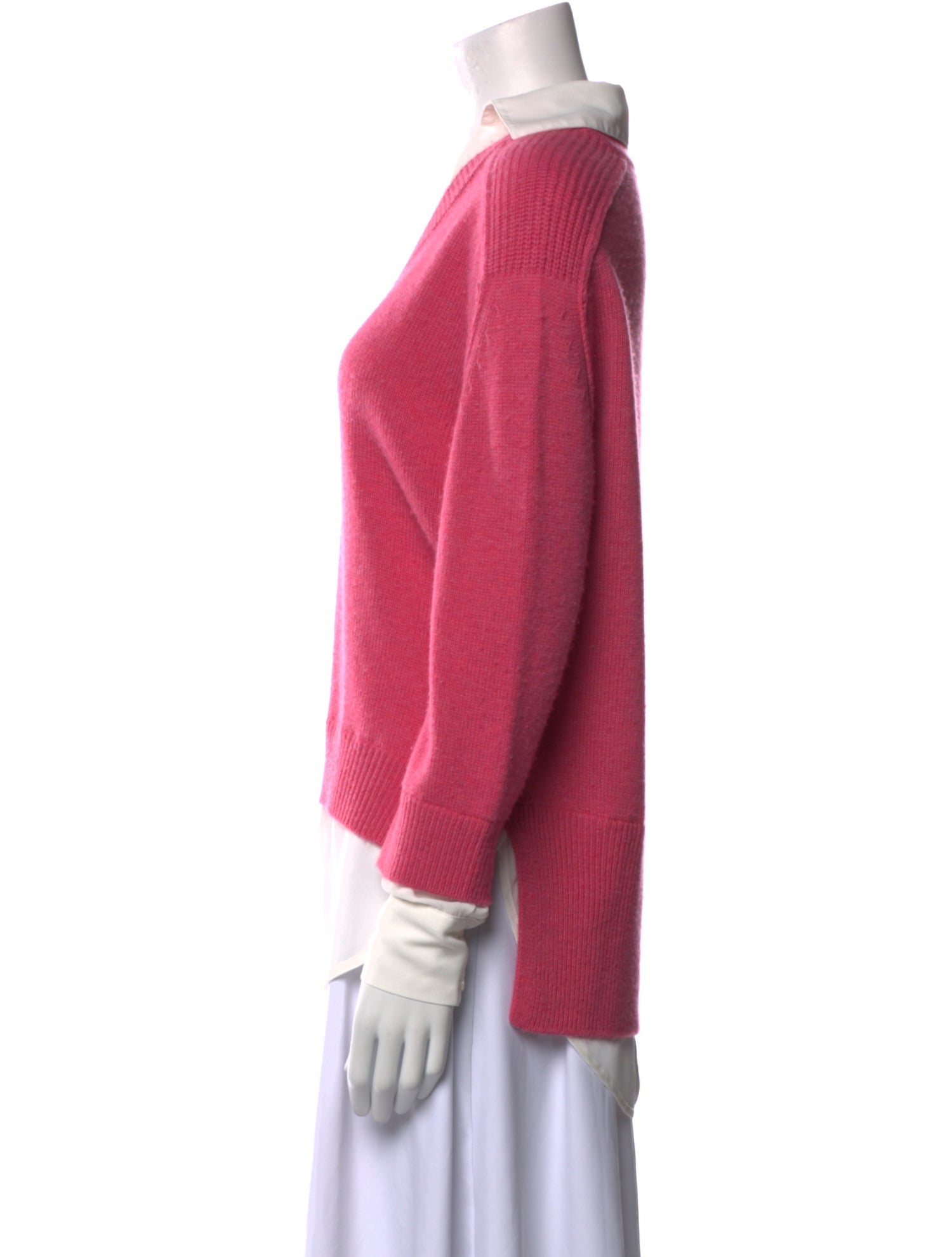 Brochu Walker Wool Colorblock Pattern Sweater