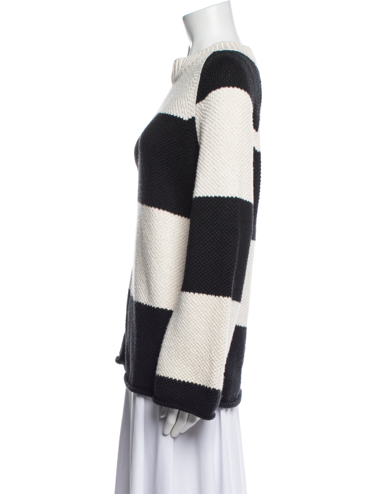 Brochu Walker Striped Mock Neck Sweater