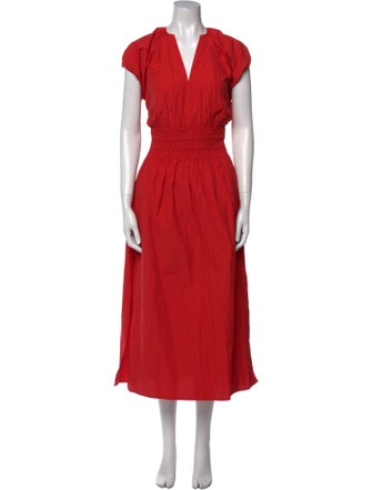 Brochu Walker V-Neck Long Dress