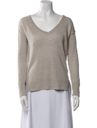 Brochu Walker Linen V-Neck Sweater