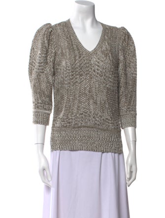 Brochu Walker Linen V-Neck Sweater