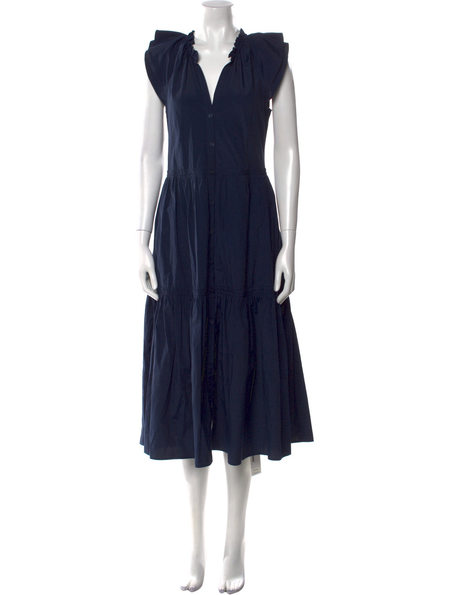 Brochu Walker V-Neck Long Dress