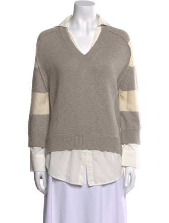Brochu Walker Wool Striped Sweater
