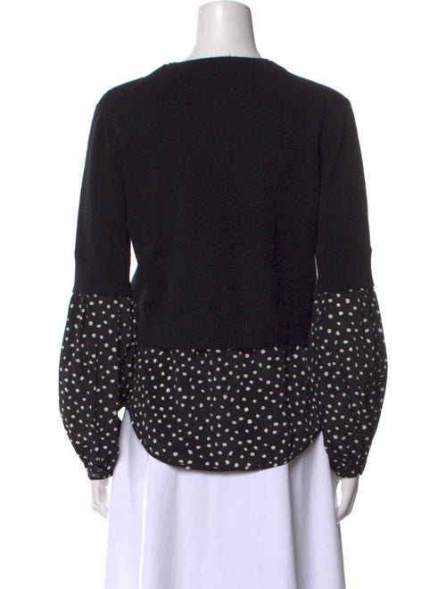 Brochu Walker Cashmere Polka Dot Print Sweater