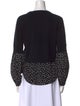 Brochu Walker Cashmere Polka Dot Print Sweater