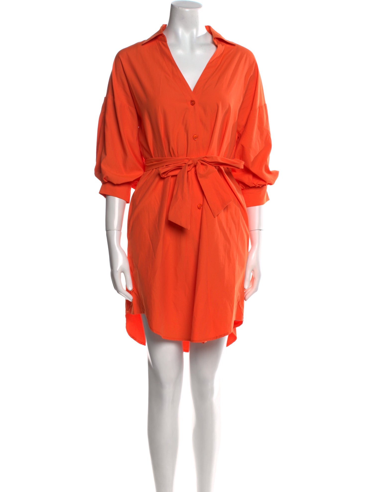 Brochu Walker V-Neck Knee-Length Dress