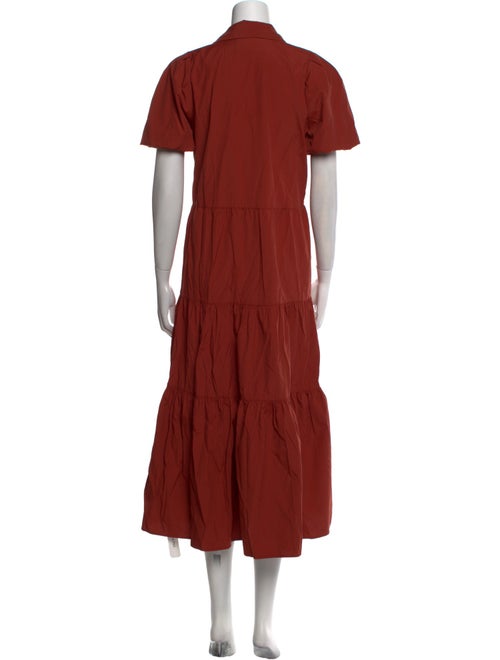 Brochu Walker V-Neck Midi Length Dress