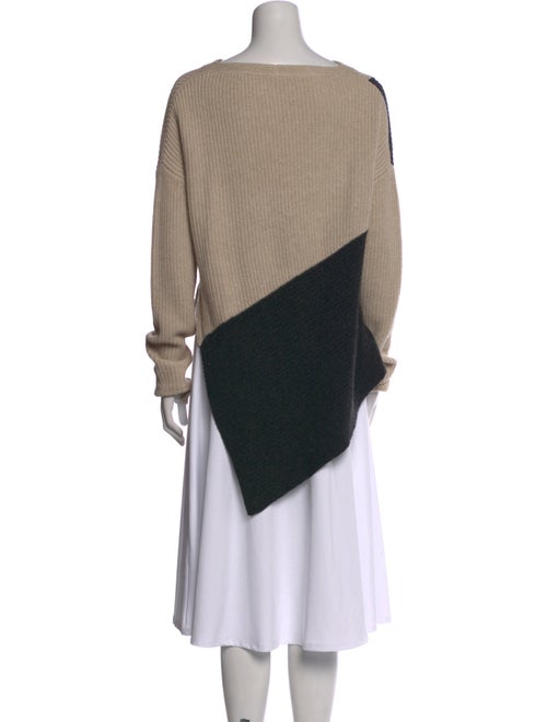 Brochu Walker Wool Colorblock Pattern Sweater