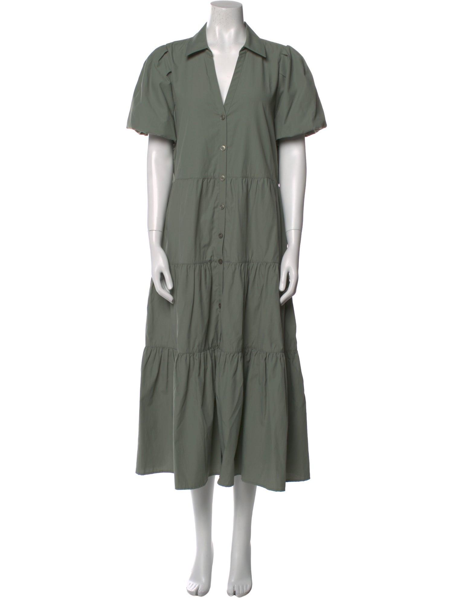 Brochu Walker V-Neck Long Dress