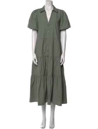 Brochu Walker V-Neck Long Dress