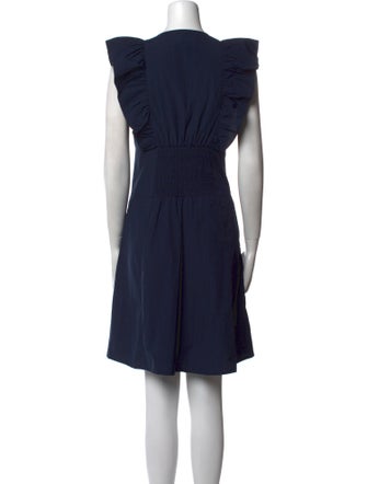 Brochu Walker V-Neck Knee-Length Dress