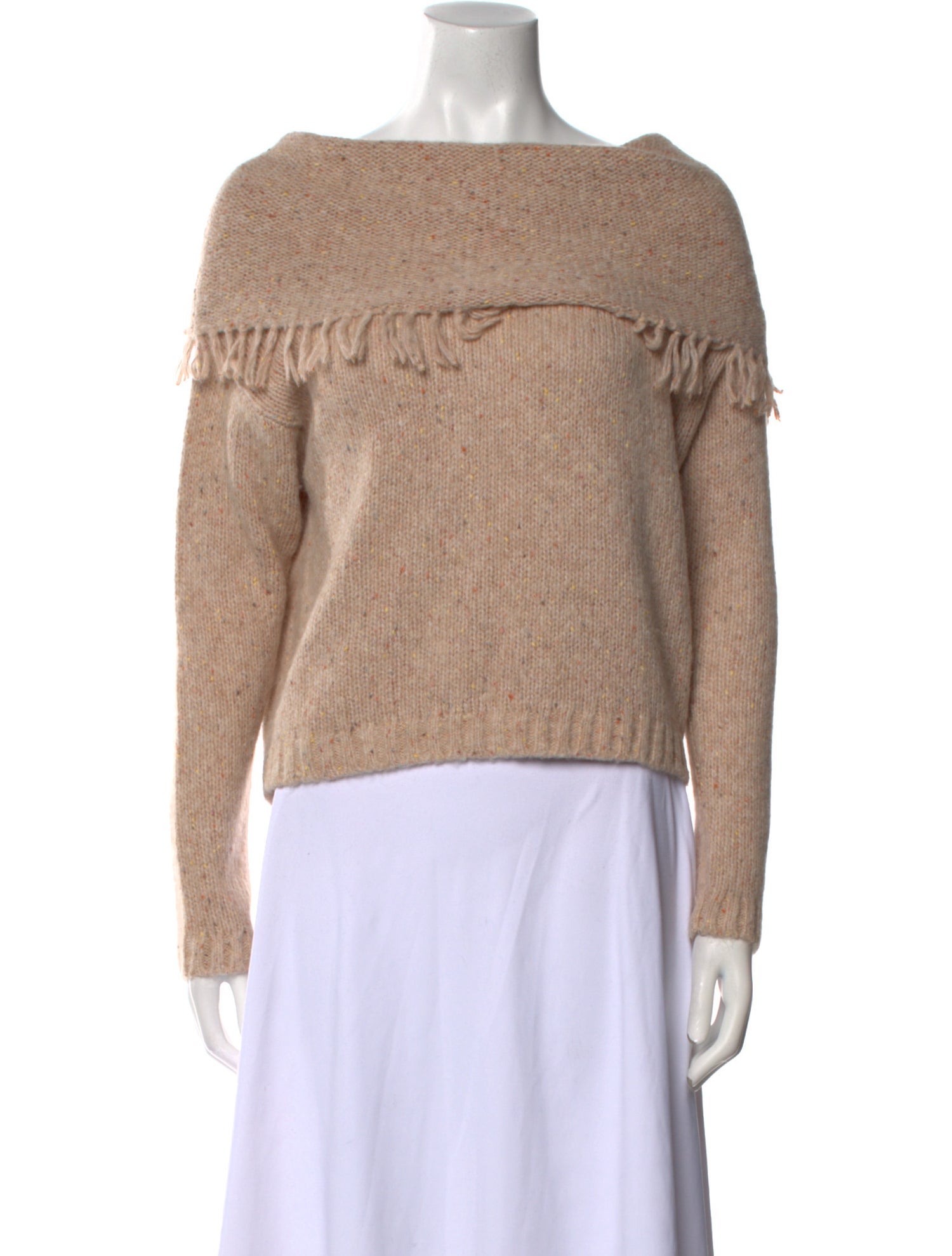 Brochu Walker Wool Off-The-Shoulder Sweater
