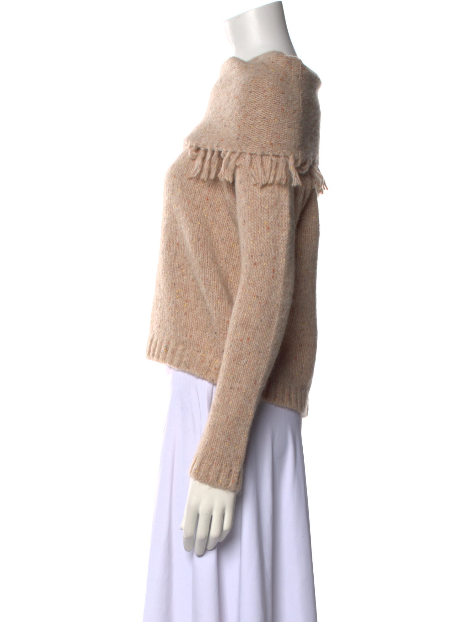 Brochu Walker Wool Off-The-Shoulder Sweater