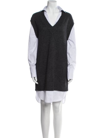 Brochu Walker Wool Knee-Length Dress