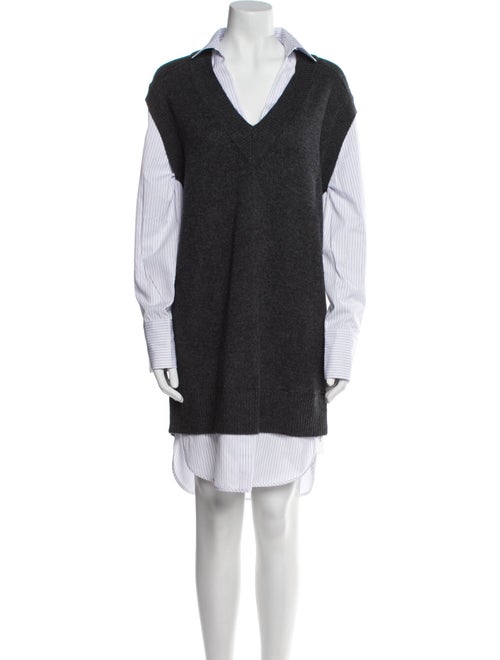 Brochu Walker Wool Knee-Length Dress