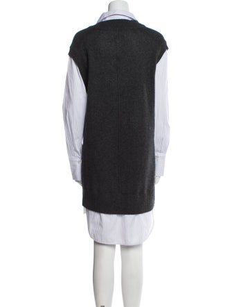 Brochu Walker Wool Knee-Length Dress