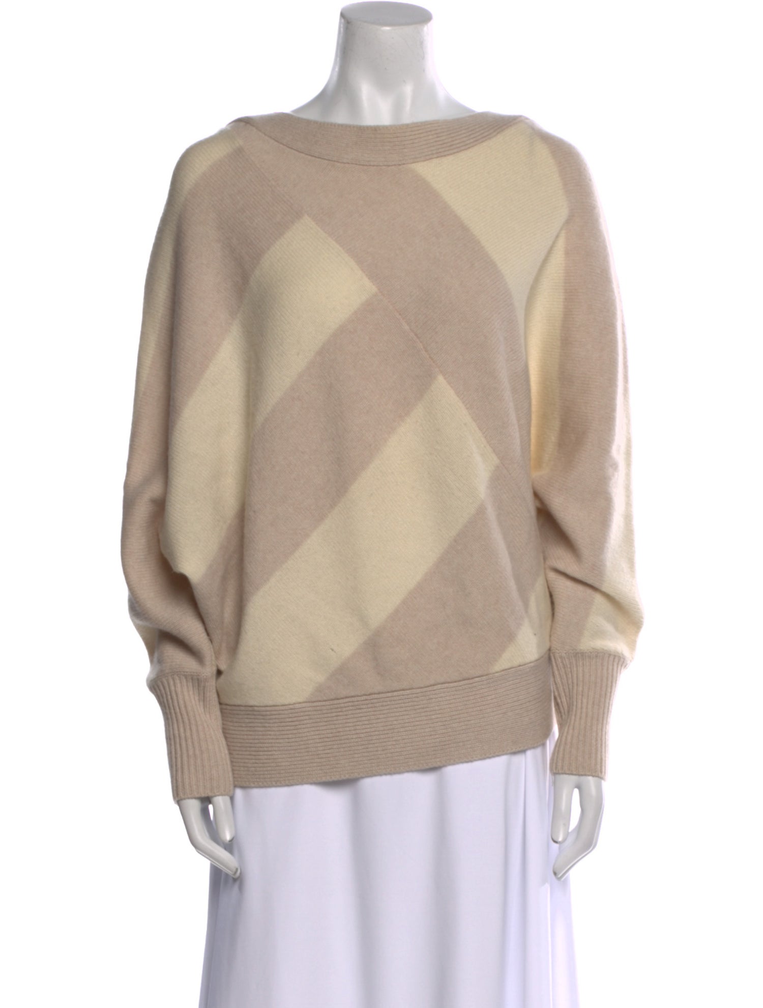 Brochu Walker Wool Colorblock Pattern Sweater