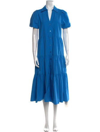 Brochu Walker V-Neck Long Dress