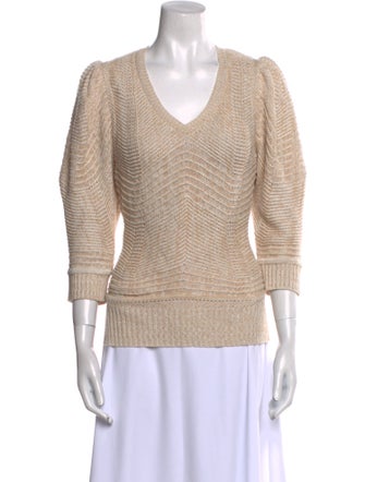 Brochu Walker Linen V-Neck Sweater