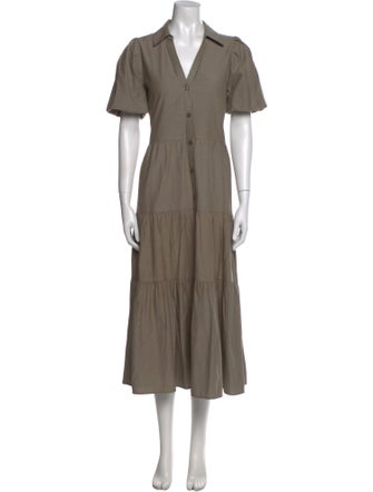 Brochu Walker V-Neck Long Dress