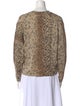 Brochu Walker Wool Animal Print Sweater