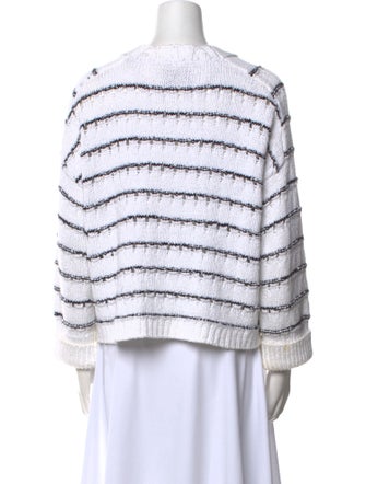 Brochu Walker Striped V-Neck Sweater