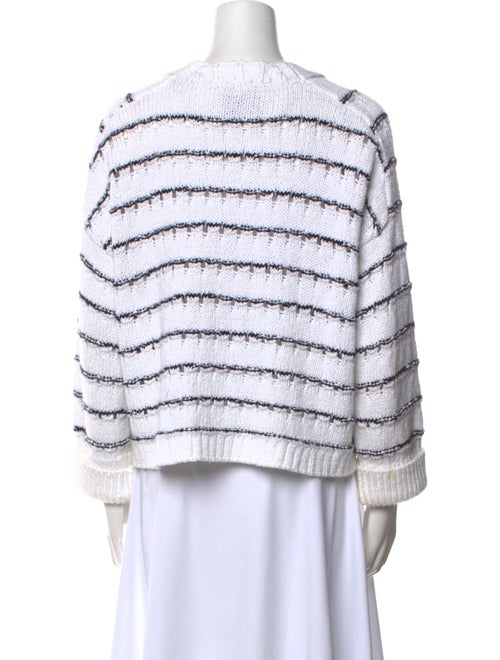 Brochu Walker Striped V-Neck Sweater