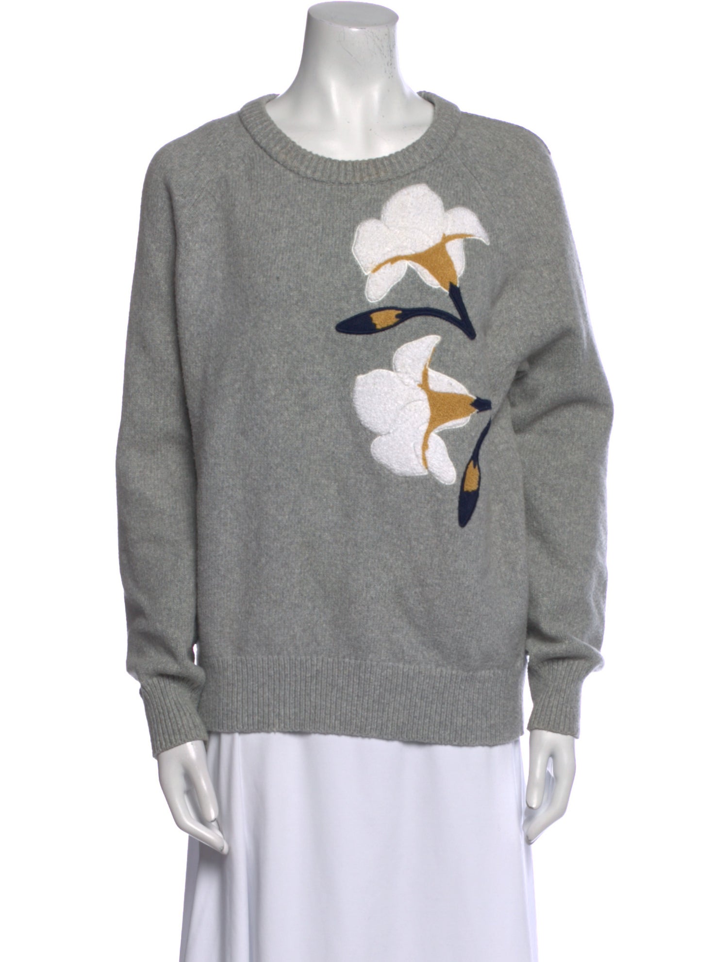 Brochu Walker Graphic Print Crew Neck Sweater