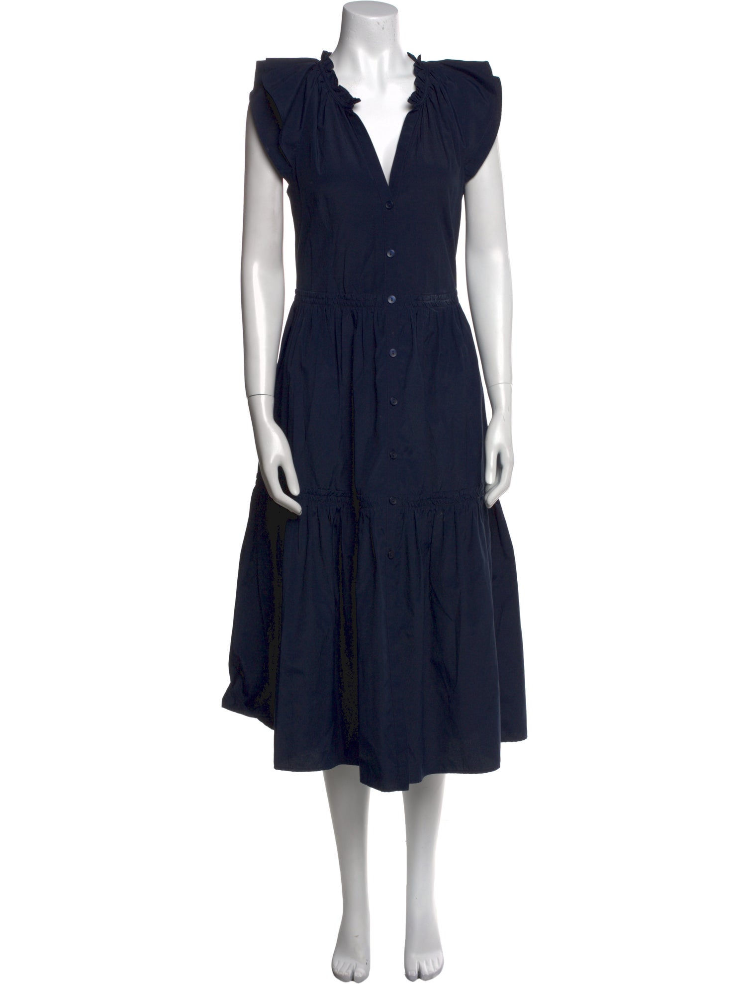 Brochu Walker V-Neck Long Dress