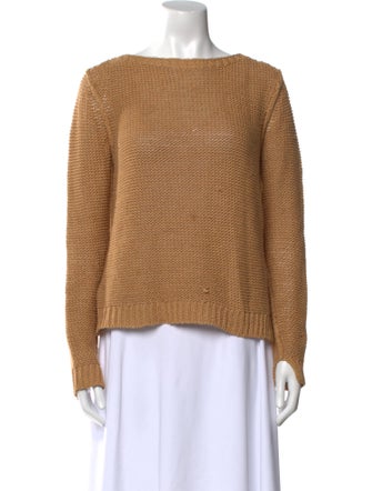 Brochu Walker Linen Bateau Neckline Sweater