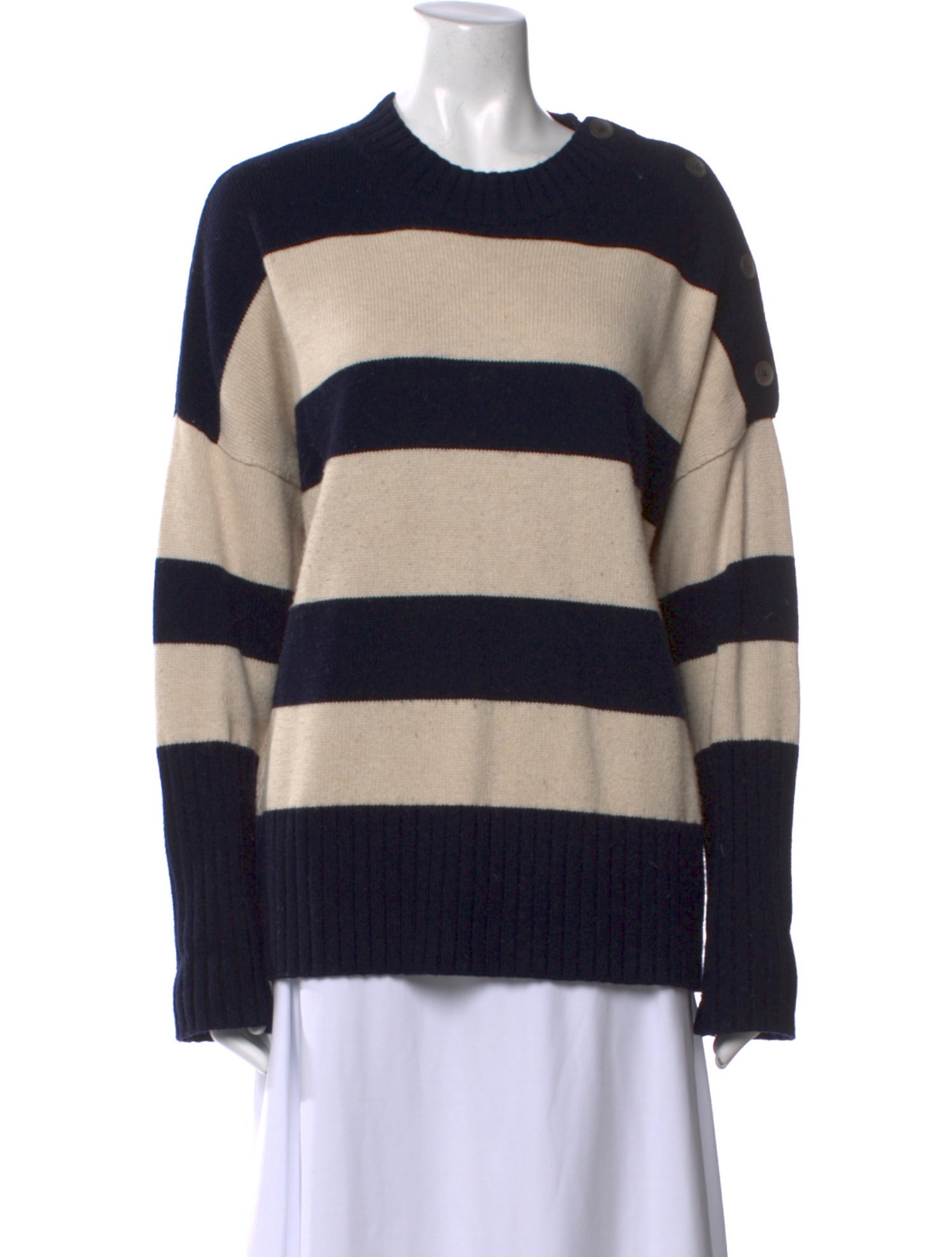 Brochu Walker Striped Crew Neck Sweater