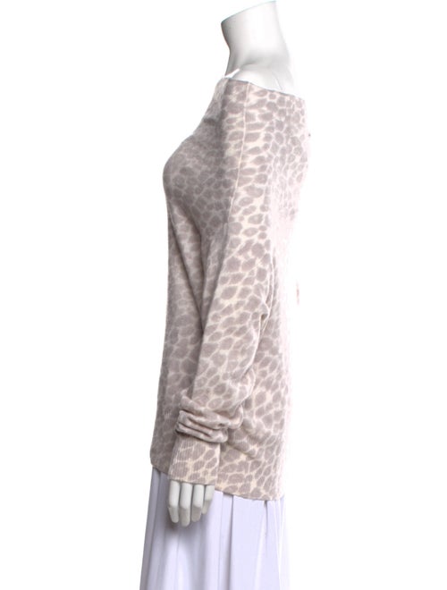 Brochu Walker Cashmere Animal Print Sweater