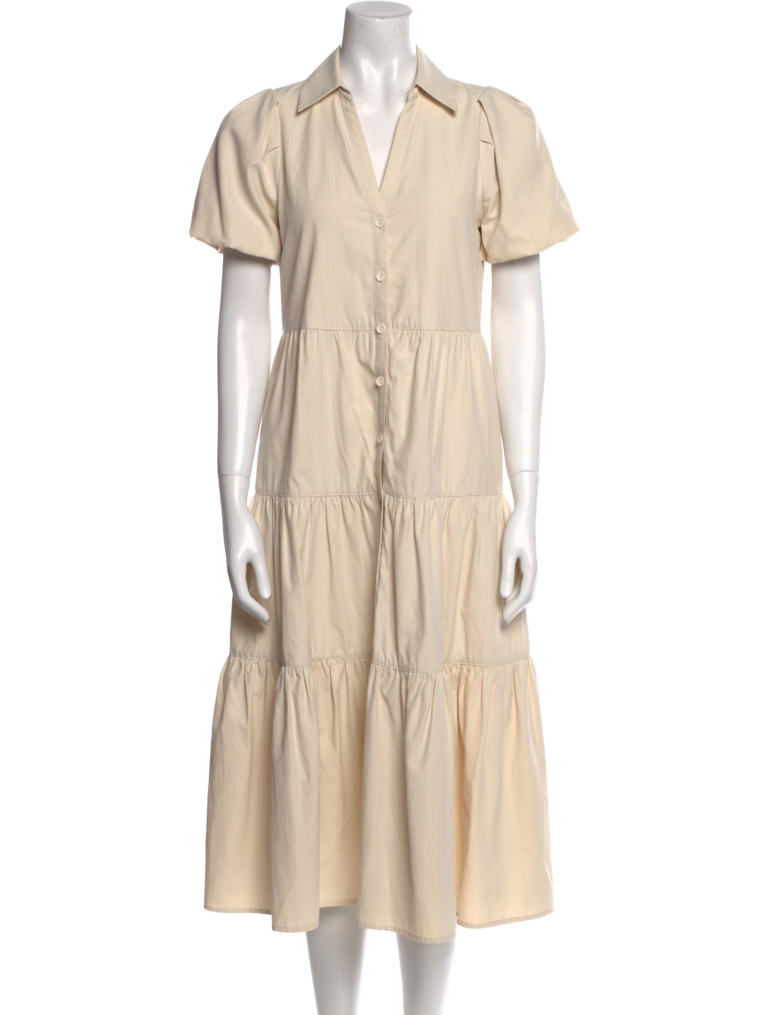 Brochu Walker Wool Midi Length Dress