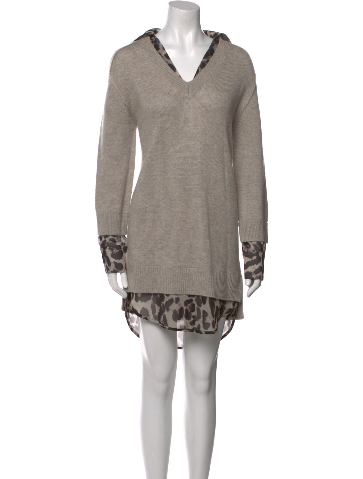 Brochu Walker Wool Knee-Length Dress