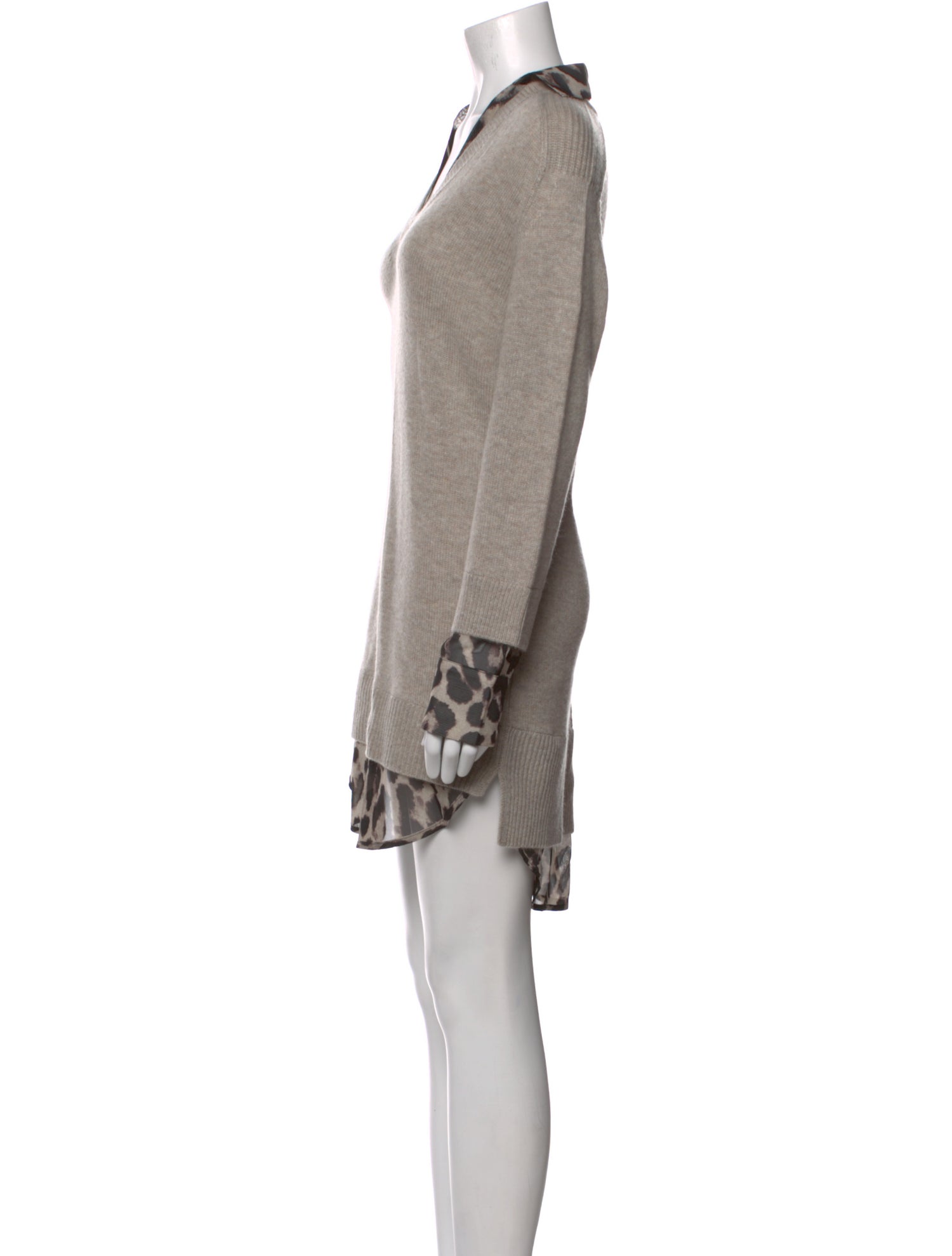 Brochu Walker Wool Knee-Length Dress