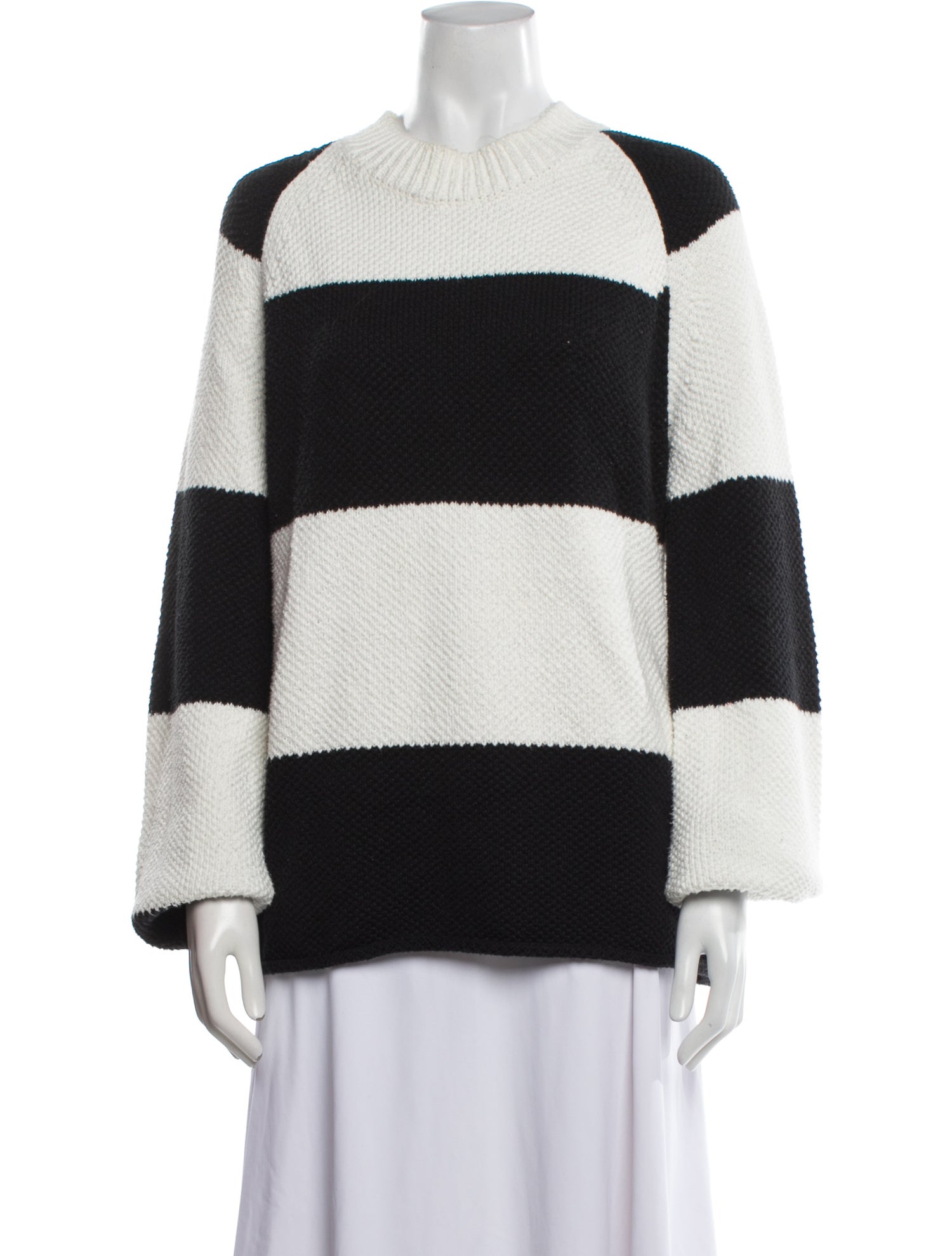 Brochu Walker Striped Mock Neck Sweater